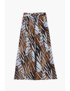 Palazzo-broek met grafische print en verstelbare taille Dixie 2