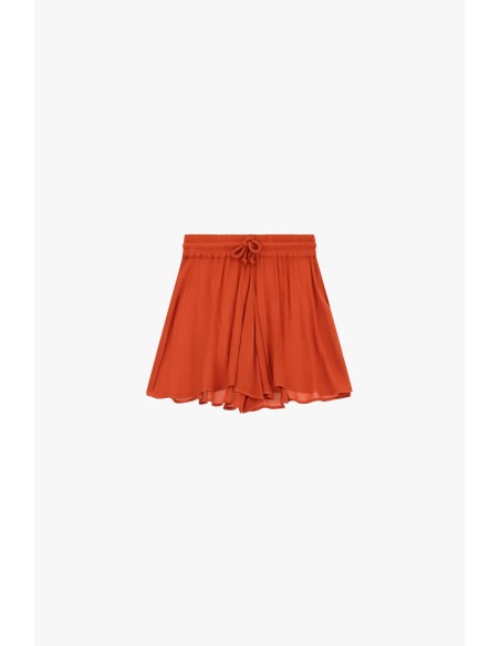 Korte skorts met elastische taille en trekkoord van Dixie