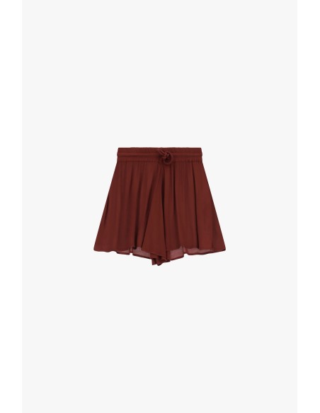 Korte skorts met elastische taille en trekkoord van Dixie
