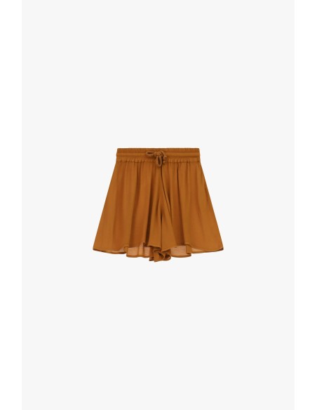 Korte skorts met elastische taille en trekkoord van Dixie