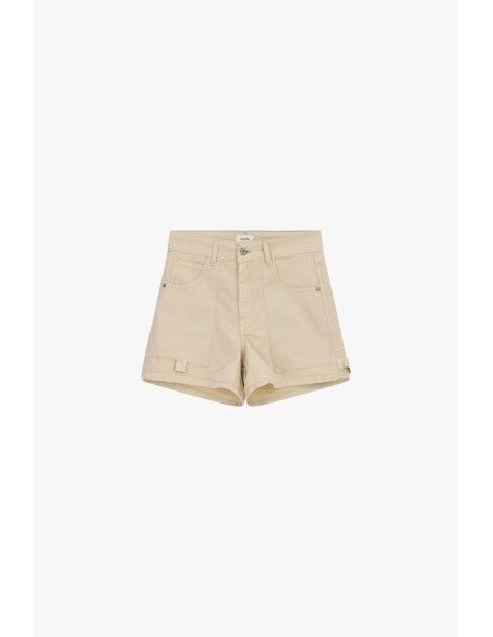 Shorts met normale pasvorm en opgestikte zakken aan de voorkant van Dixie