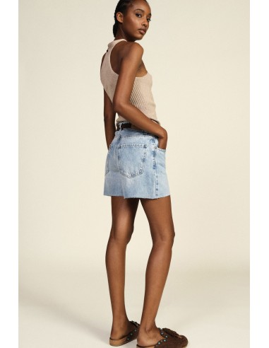 Regular-fit denimshorts met gerafelde zoom Dixie