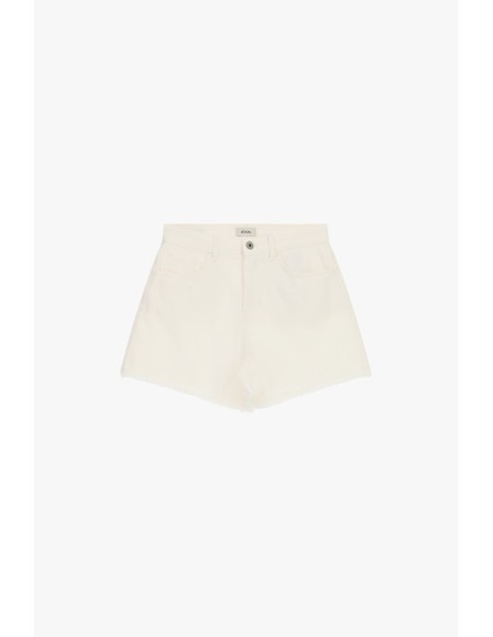 Regular-fit shorts met rafelige details en zakken van Dixie