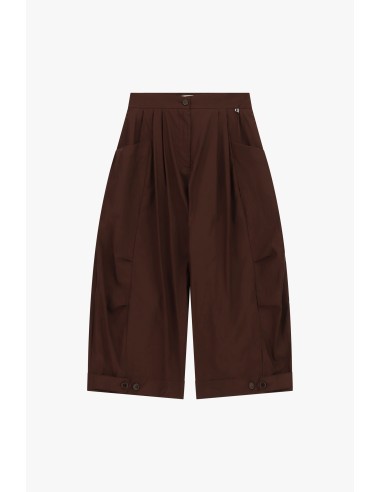 Cropped palazzobroek met plooien en ruime zakken Dixie
