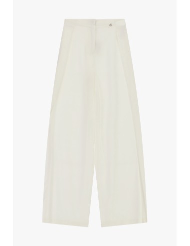 Dixie Palazzo-broek met plooien en haaksluiting