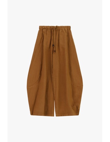 Cropped palazzobroek met elastische tailleband en trekkoord van Dixie