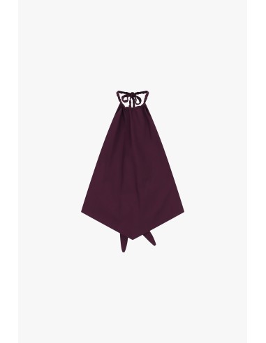 Bandana-top met gevlochten schouderbandjes en strikjes Dixie