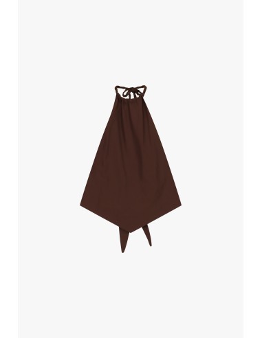 Bandana-top met gevlochten schouderbandjes en strikjes Dixie