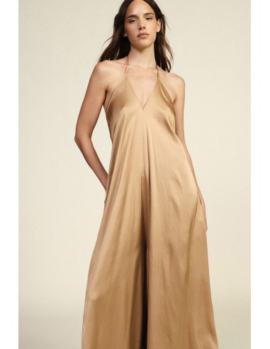 Ruime jumpsuit met V-hals en dunne schouderbandjes Dixie