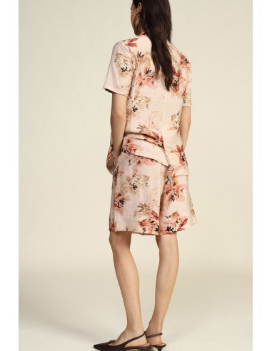 Regular-fit shorts met hoge taille en bloemenprint Dixie
