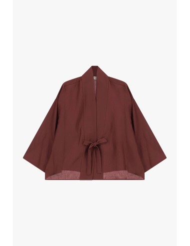 Korte blazer met ruime pasvorm en strikceintuur Dixie
