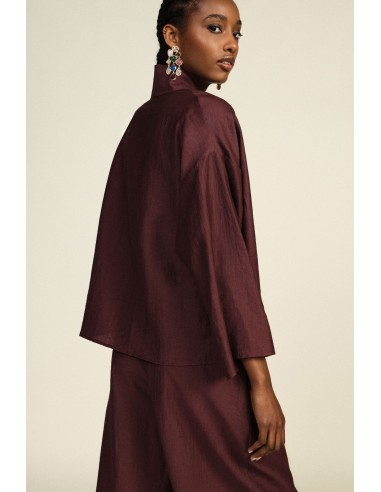 Korte blazer met ruime pasvorm en strikceintuur Dixie