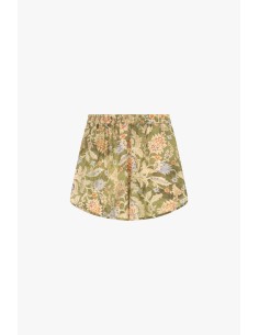Regular-fit shorts met elastische bloemenprint van Dixie 2