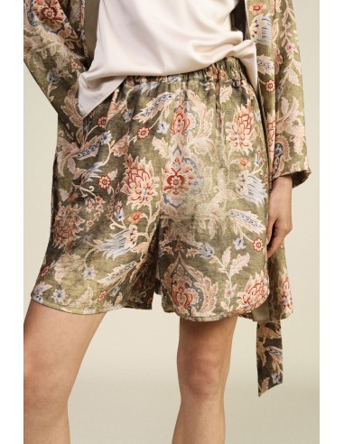 Regular-fit shorts met elastische bloemenprint van Dixie