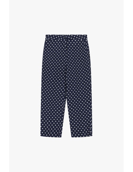 Cropped broek met stippen en normale taille van Dixie