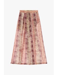 Palazzo-broek met tie-dyeprint en trekkoord van Dixie 2