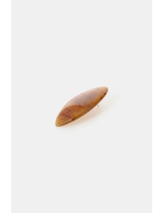 Ovale broche met gemarmerd steeneffect Dixie 2
