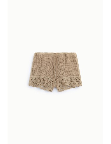 Regular-fit shorts met ajourwerk en gehaakte rand van Dixie