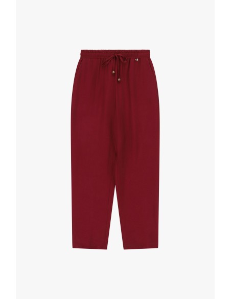 Broek met elastische taille en verstelbaar trekkoord Dixie