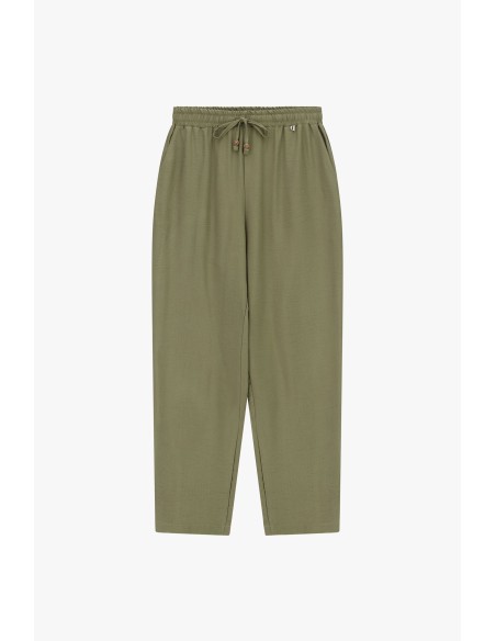 Broek met elastische taille en verstelbaar trekkoord Dixie