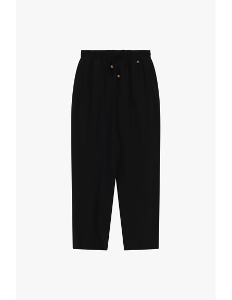 Broek met elastische taille en verstelbaar trekkoord Dixie