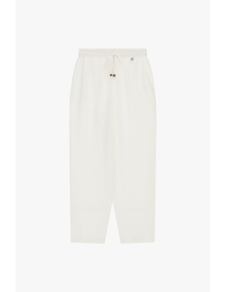 Broek met elastische taille en verstelbaar trekkoord Dixie