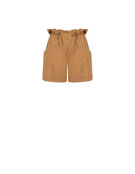 Korte katoenen broek met trekkoord in de taille en zakken van Rinascimento