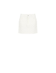 Gescheurde en elastische denimminirok van Rinascimento