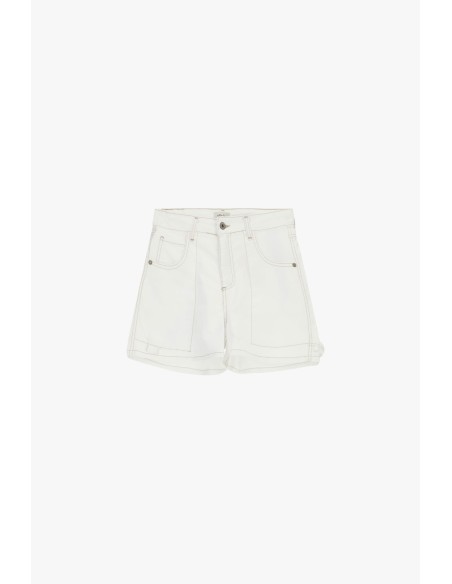 Shorts met normale pasvorm en opgestikte zakken aan de voorkant van Dixie