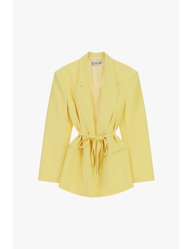 Blazer met normale pasvorm, ceintuur met knoop en zakken Alstublieft