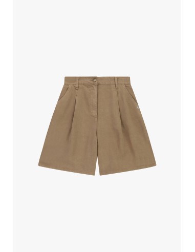 Short met hoge taille, met plooien en zijzakken, alstublieft