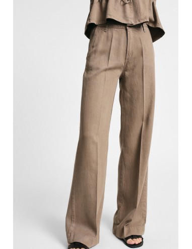 Hoge taille palazzobroek met zijzakken Please