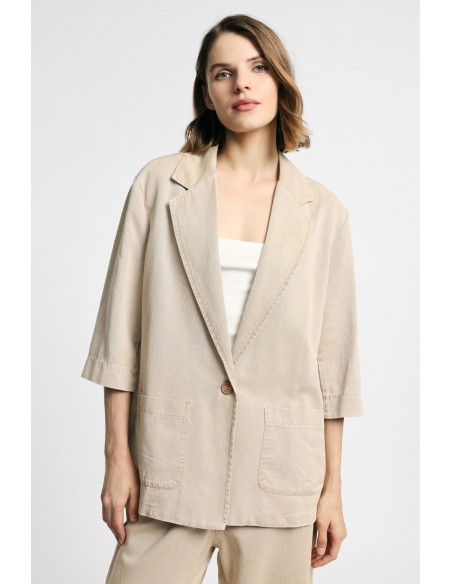 Oversized blazer met zakken aan de voorkant en wijde mouwen Please