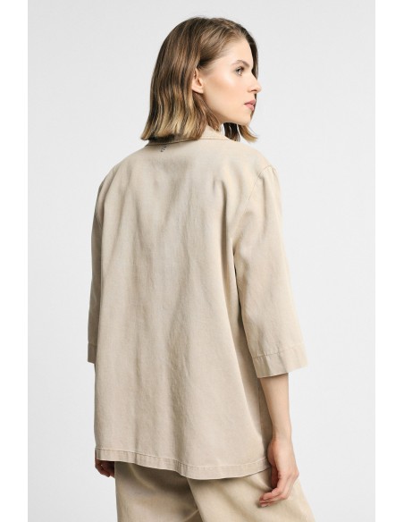 Oversized blazer met zakken aan de voorkant en wijde mouwen Please