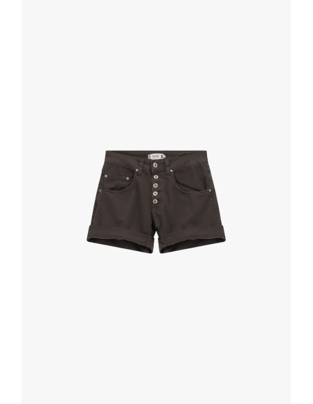 Regular-fit shorts met omslag en knopen aan de voorkant, alstublieft
