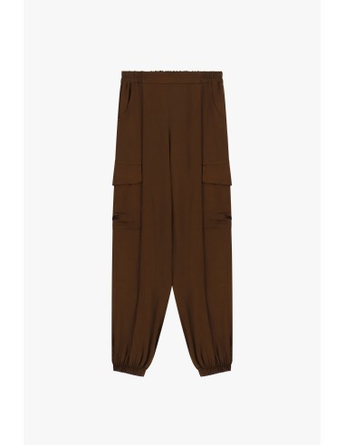Broek met cargozakken en elastische zoom Dixie