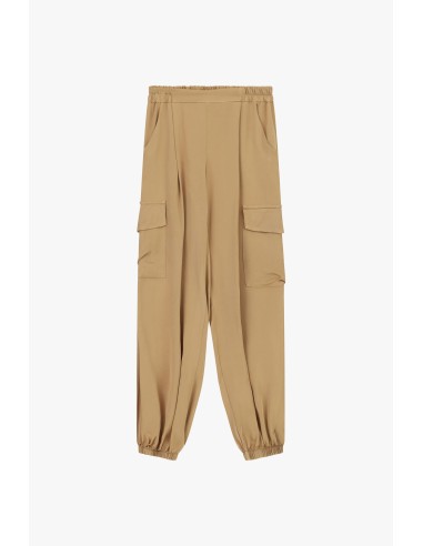Broek met cargozakken en elastische zoom Dixie