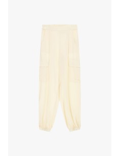 Broek met cargozakken en elastische zoom Dixie