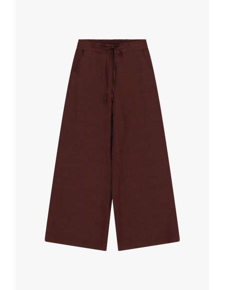 Palazzo-broek met elastische taille en trekkoord Dixie