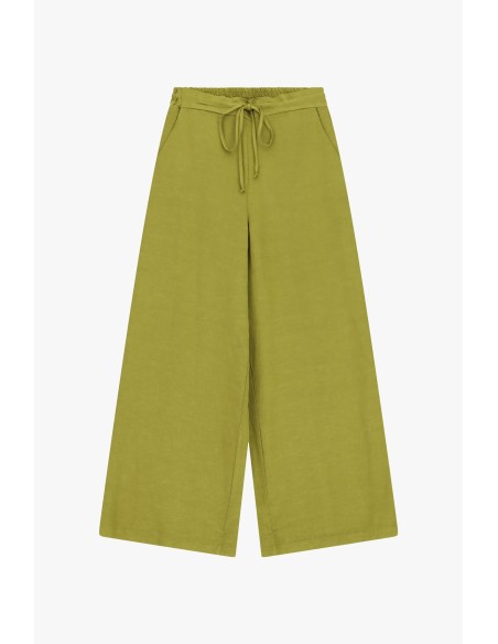 Palazzo-broek met elastische taille en trekkoord Dixie