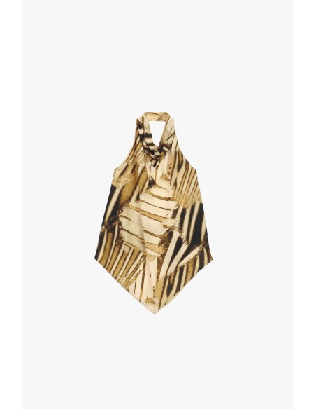 Haltertop met geometrische print Dixie Punta
