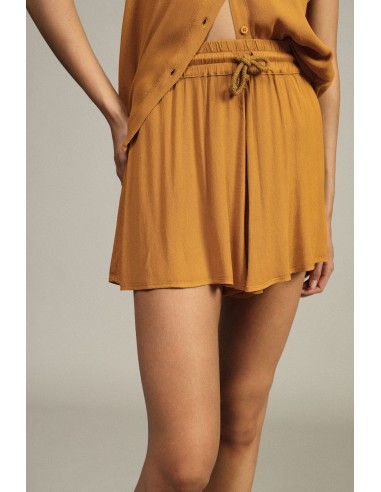 Korte skorts met elastische taille en trekkoord van Dixie