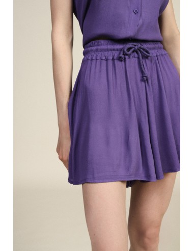 Korte skorts met elastische taille en trekkoord van Dixie