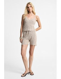 Regular-fit gebreide shorts met trekkoord Please