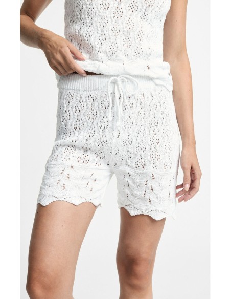 Regular-fit gebreide shorts met trekkoord Please