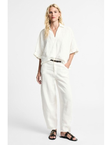 Palazzobroek met hoge taille en cropped snit, alstublieft