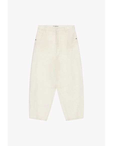Palazzobroek met hoge taille en cropped snit, alstublieft