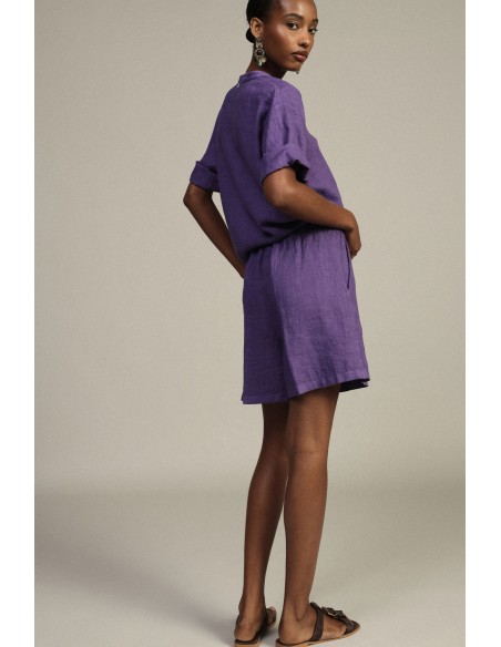 Regular-fit shorts met elastische tailleband en trekkoord Dixie