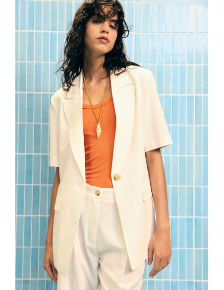 Blazer met korte mouwen en zakken Alstublieft