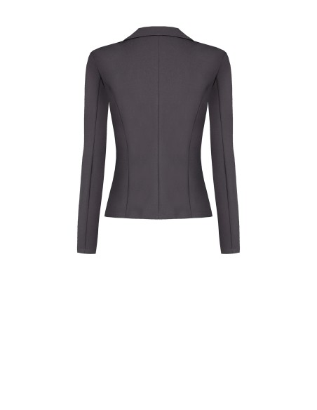 Getailleerde blazer van scuba-crêpe van Rinascimento